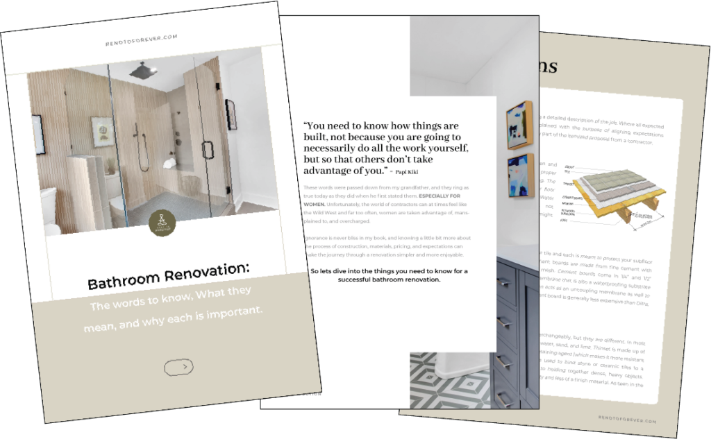 Bathroom Definitions Freebie