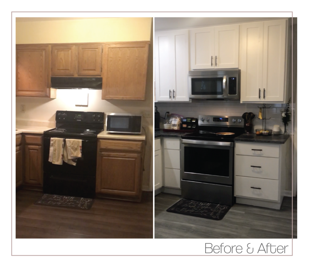 Before & After Kitchen Remodel_Stove area