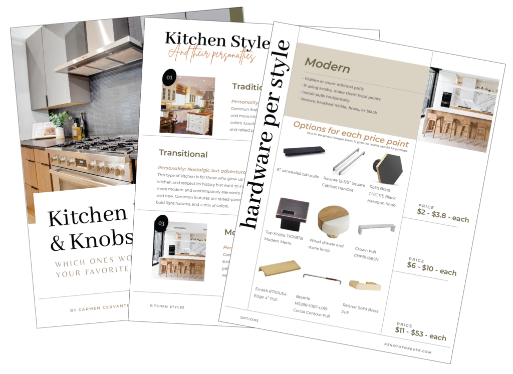 Kitchen Styles and Hardware PDF
