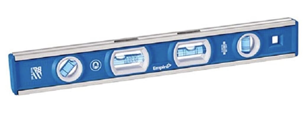 Empire 12" Magnetic Level is one of the tools you need.